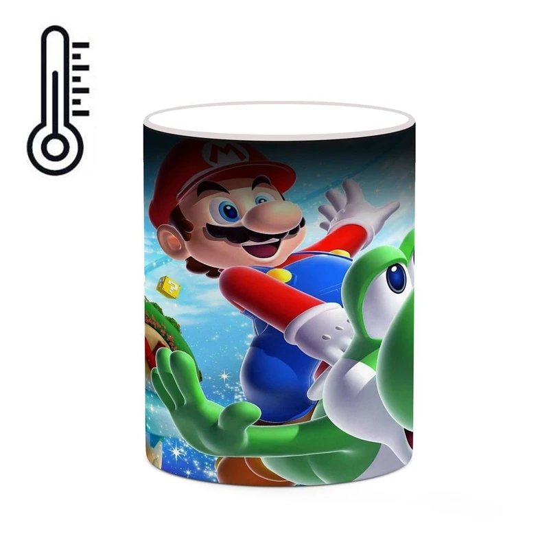 ماگ حرارتی کاکتی مدل بازی سوپر ماریو Super Mario کد mgh29317