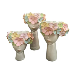 دکوری مدل دختر شکوفه بسد کد 039 مجموعه 3 عددی