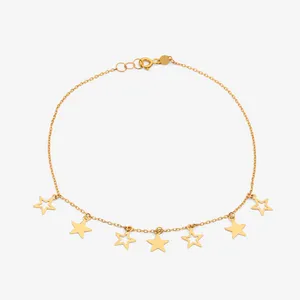 پابند طلا 18 عیار زنانه میو گلد مدل DG-AK103