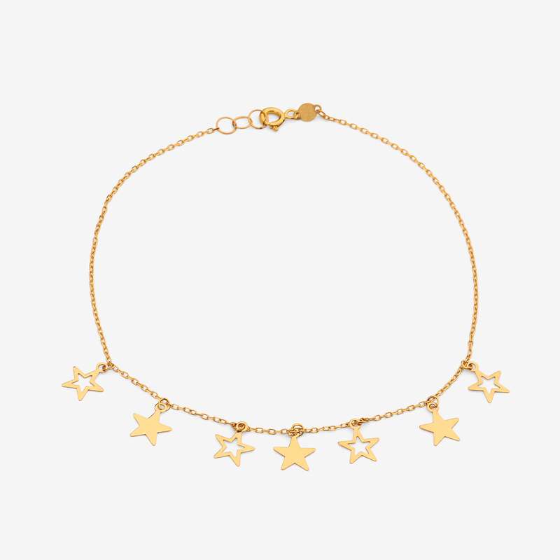 پابند طلا 18 عیار زنانه میو گلد مدل DG-AK103