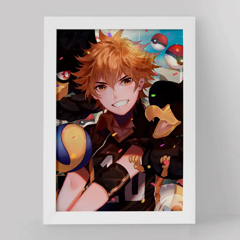 تابلو خندالو مدل هیناتا شویو انیمه هایکیو کد 17775