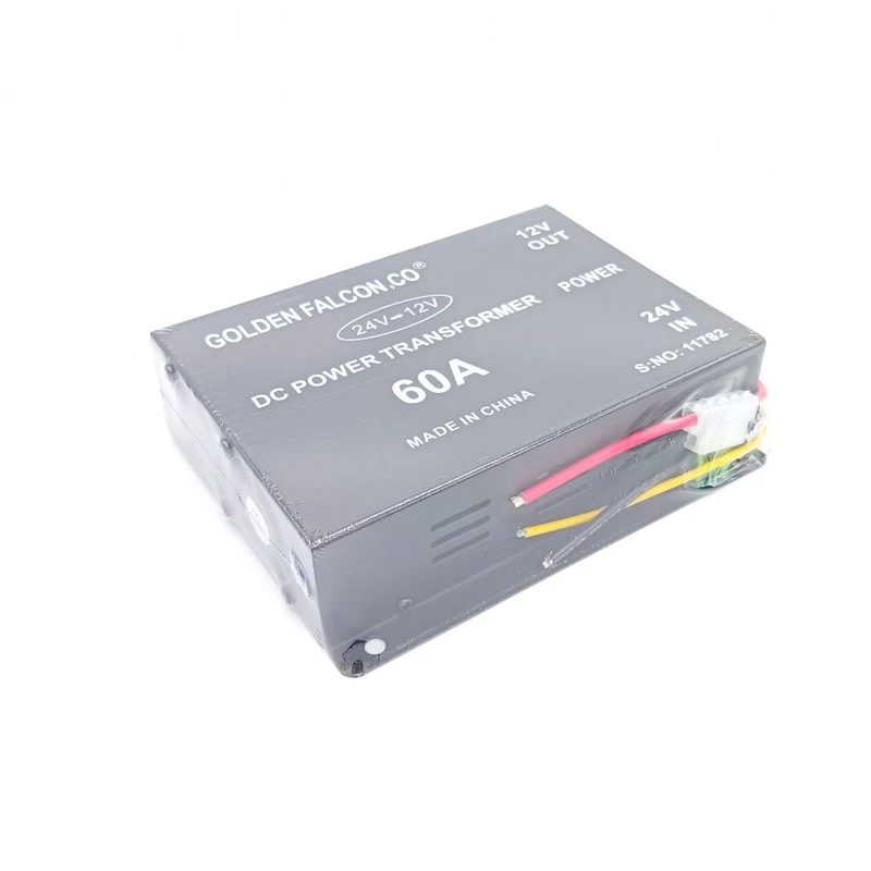 مبدل برق 24 ولت به 12 ولت گلدن فالکون مدل 60 آمپر