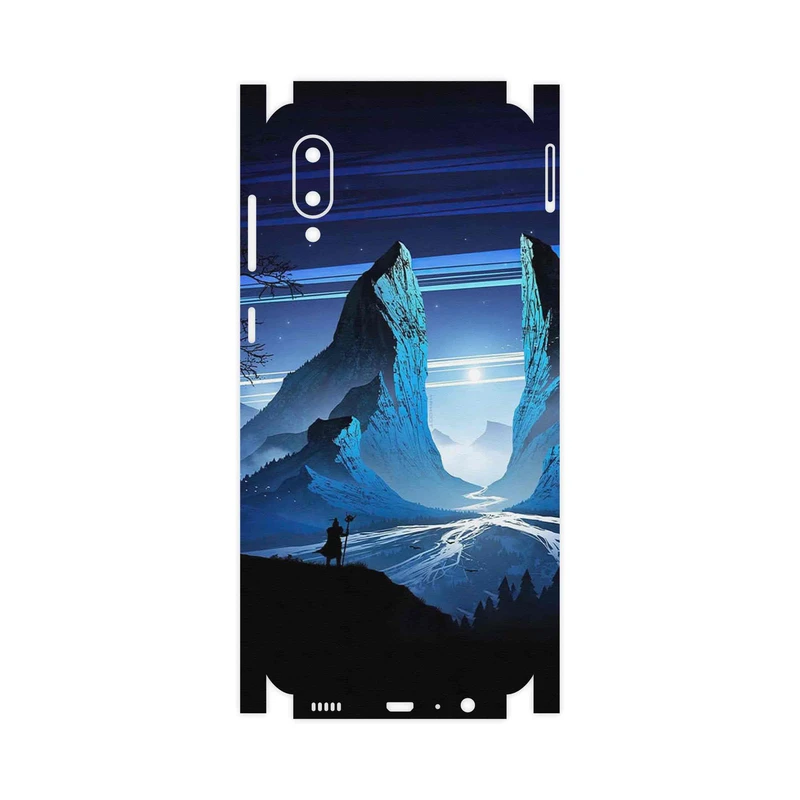 برچسب پوششی ماهوت مدل Blue Mountains Digital Art-FullSkin مناسب برای گوشی موبایل سامسونگ Galaxy A02