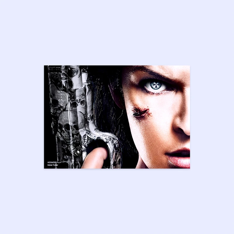 پوستر هومرو مدل فلزی طرح رزیدنت اویل کد PS718