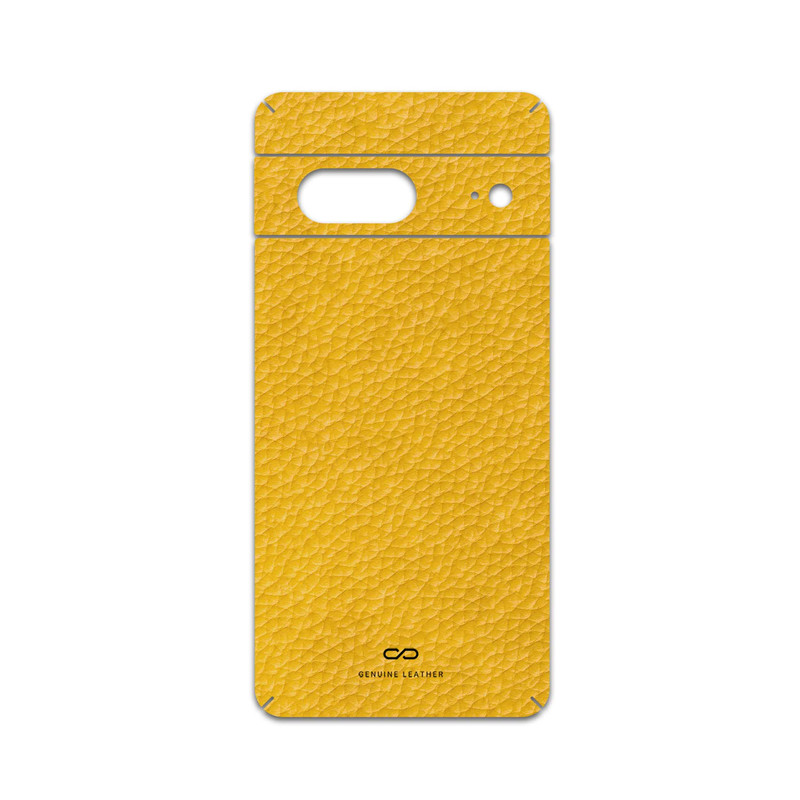 برچسب پوششی ماهوت مدل Mustard-Leather مناسب برای گوشی موبایل گوگل Pixel 7