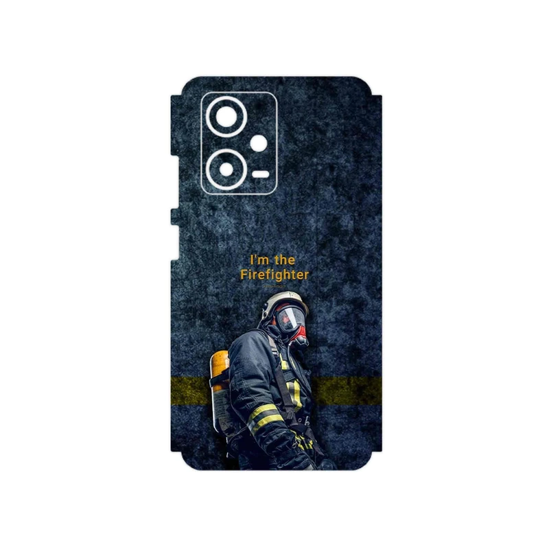 برچسب پوششی ماهوت مدل Firefighter مناسب برای گوشی موبایل شیائومی Redmi Note 12 Pro Plus