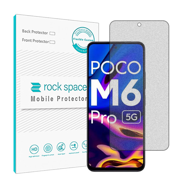 محافظ صفحه نمایش گیمینگ راک اسپیس مدل HyGAM مناسب برای گوشی موبایل شیائومی Poco M6 Pro