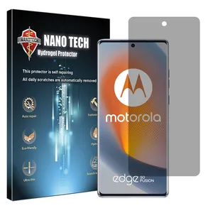 Nano tech Tough model privacy screen protector suitable for Motorola Edge 50 Fusion mobile phone
