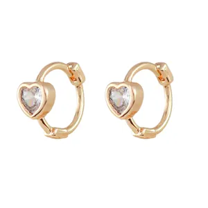 گوشواره زنانه ژوپینگ مدل قلب کد AAC995