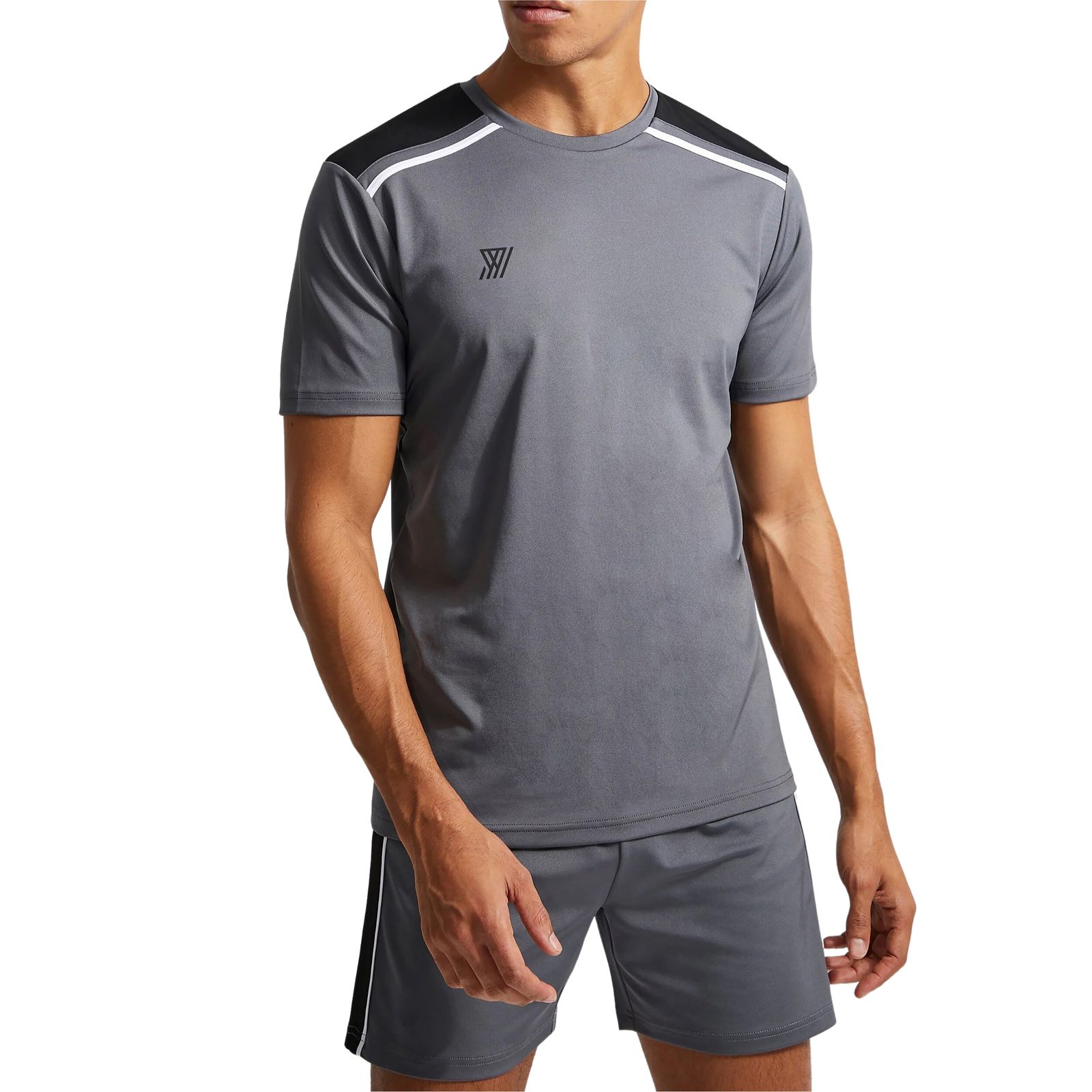 ست تی شرت و شلوارک ورزشی مردانه نوزده نودیک مدل ST1918 DGB -  - 2