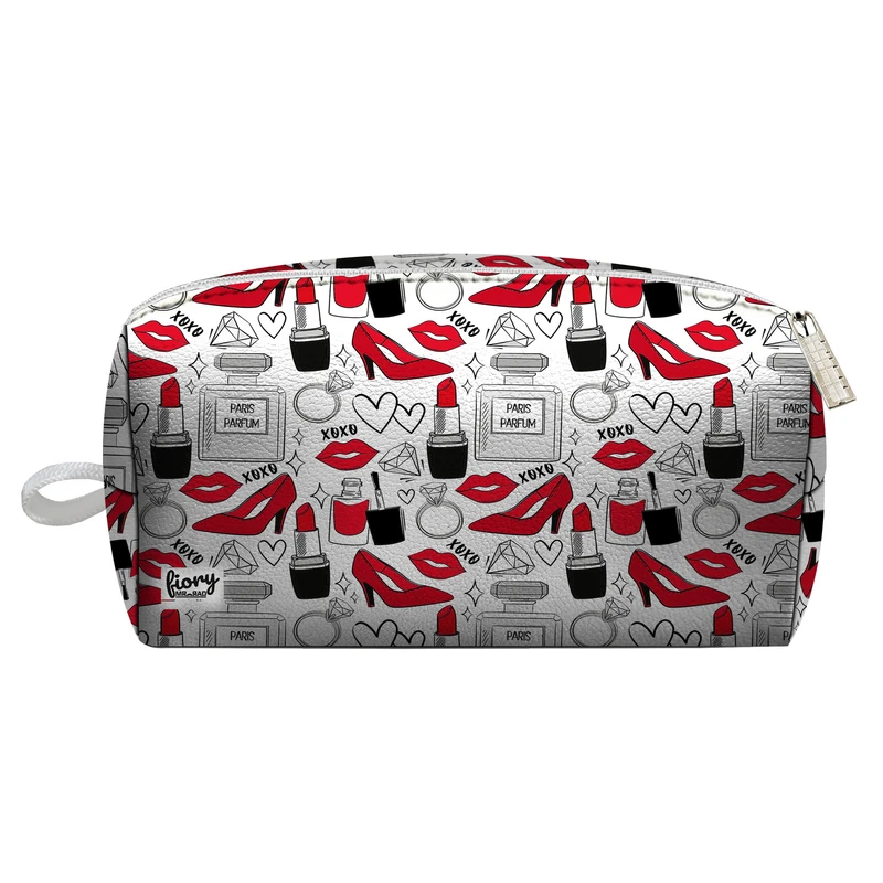 کیف لوازم آرایش زنانه فیوری مدل میکاپ طرح Make up کد 2215