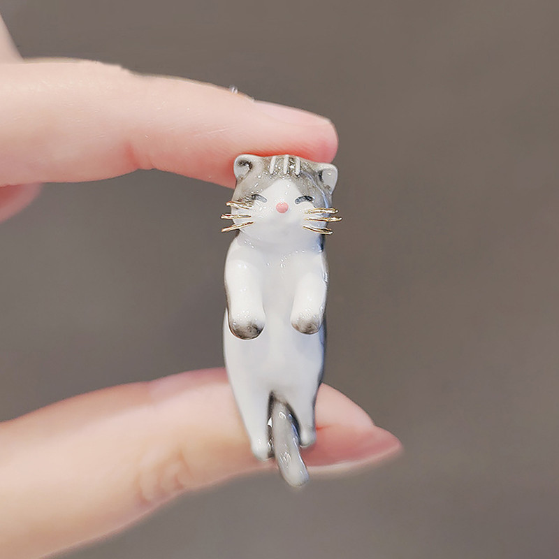 گل سینه زنانه مدل گربه کد 00788 گل سینه زنانه مدل گربه کد 00788