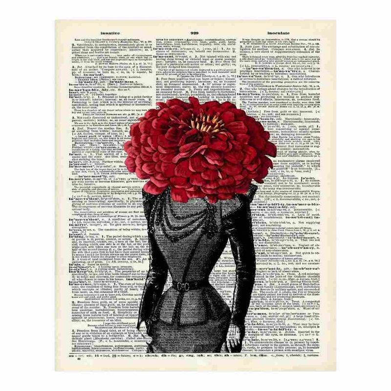 پوستر مدل بانوی گل