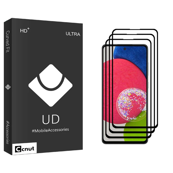محافظ صفحه نمایش کوکونات مدل UD Black مناسب برای گوشی موبایل سامسونگ Galaxy A52S 5G بسته سه عددی