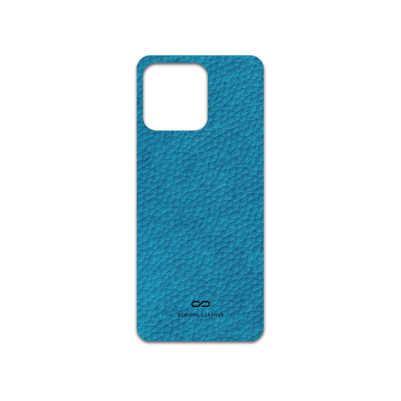 برچسب پوششی ماهوت مدل Blue-Leather مناسب برای گوشی موبایل آنر X6