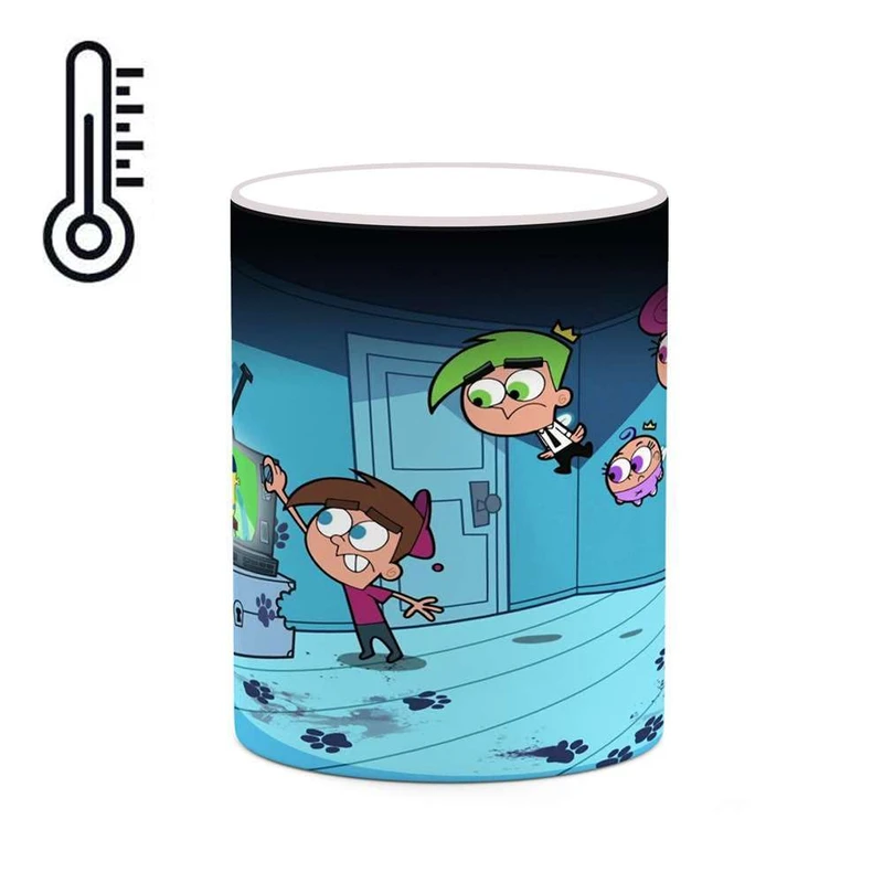 ماگ حرارتی کاکتی مدل کارتون The Fairly OddParents کد mgh23408