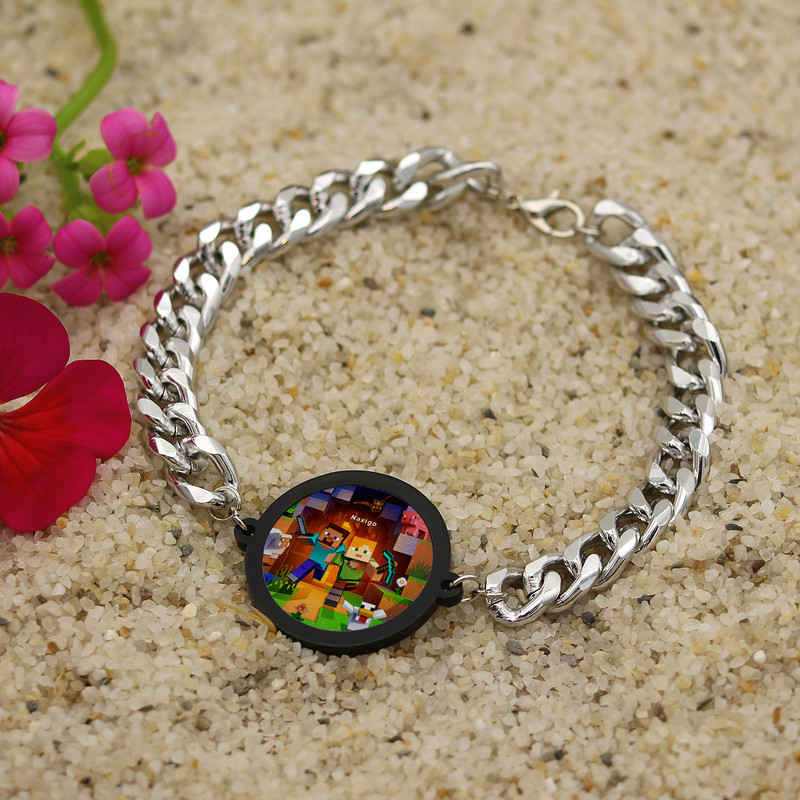 دستبند ناکسیگو مدل ماینکرفت کد BZ7858