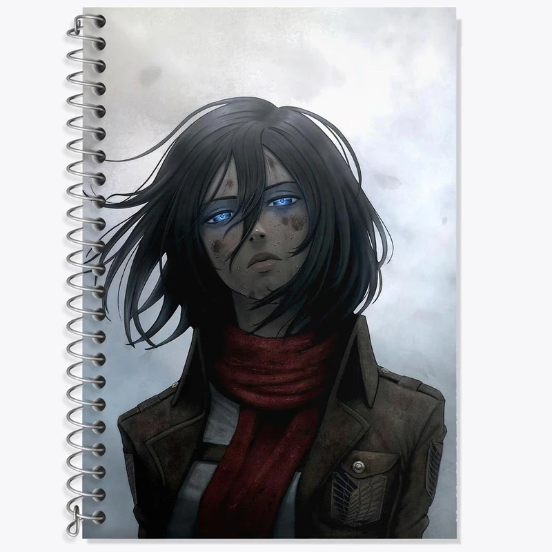 دفتر لغت 50 برگ خندالو مدل میکاسا اکرمن انیمه اتک آن تایتان Attack on Titan کد 18520