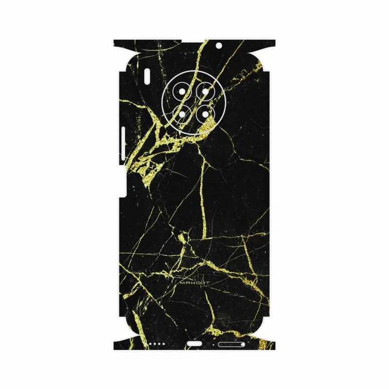برچسب پوششی ماهوت مدل Graphite-Gold-Marble-FullSkin مناسب برای گوشی موبایل هوآوی Nova 8i