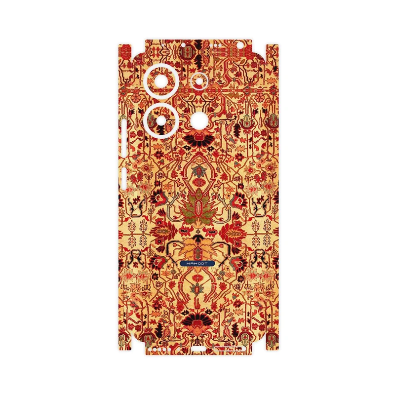 برچسب پوششی ماهوت مدل Persian_Carpet_Yellow-FullSkin مناسب برای گوشی موبایل شیائومی Redmi Note 13 4G