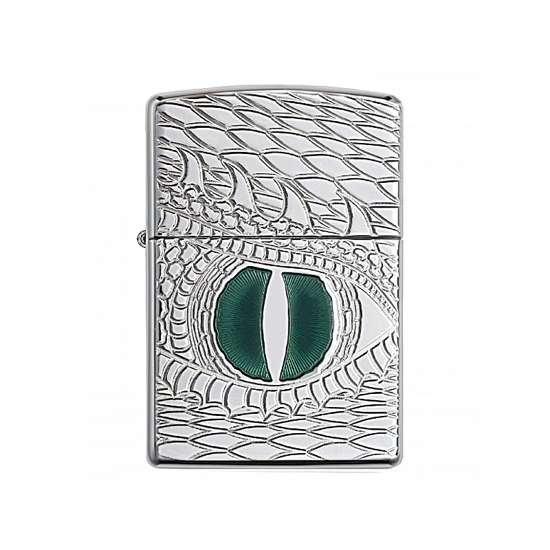 فندک زیپو مدل Green Dragon Eye کد 28807