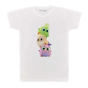 تی شرت بچگانه پرمانه طرح پرندگان خشمگین کد pmt.4451