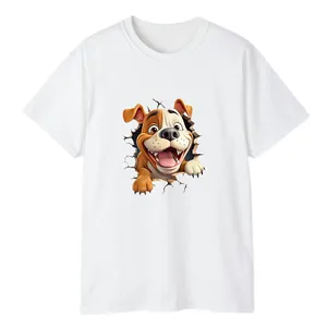 تی شرت آستین کوتاه مردانه مدل سگ بازیگوش کارتونی کد 032