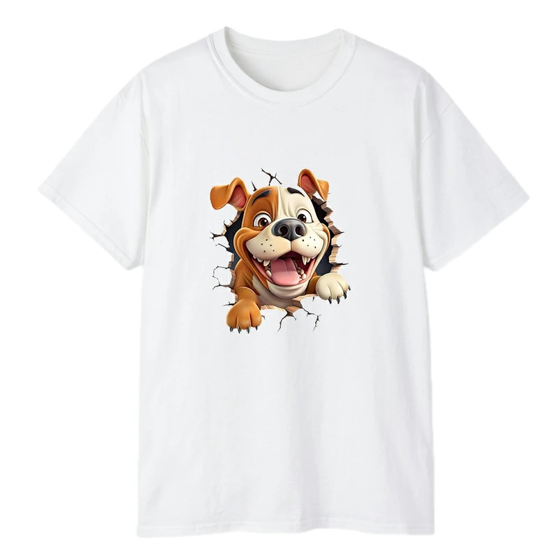تی شرت آستین کوتاه مردانه مدل سگ بازیگوش کارتونی کد 032