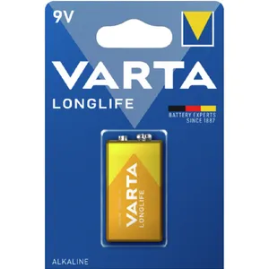 باتری کتابی وارتا مدل LongLife 9V 