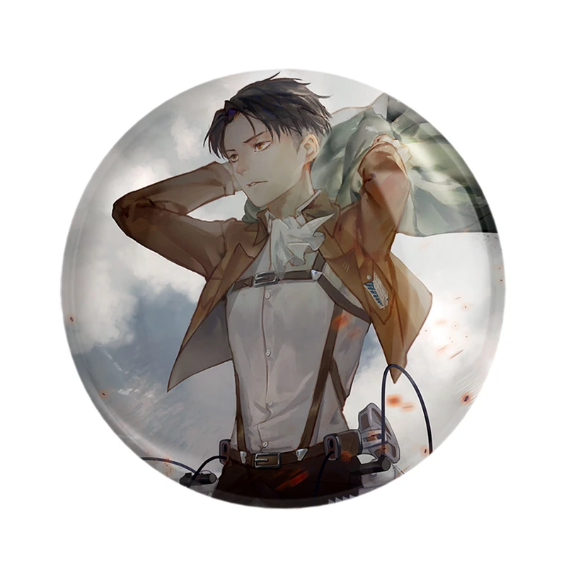 مگنت خندالو مدل لیوای انیمه اتک آن تایتان Attack on Titan  کد 18526