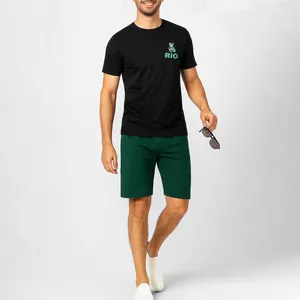 ست تی شرت و شلوارک مردانه مادر مدل Rio رنگ سبز