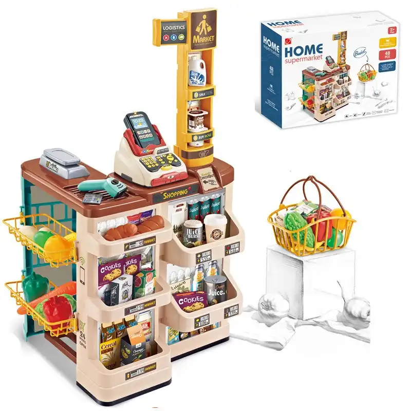 اسباب بازی مدل سوپر ماركت و صندوق فروشگاهي کد 01