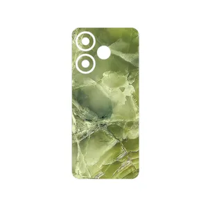 MAHOOT Green_Crystal_Marble Cover Sticker for Xiaomi Redmi 13