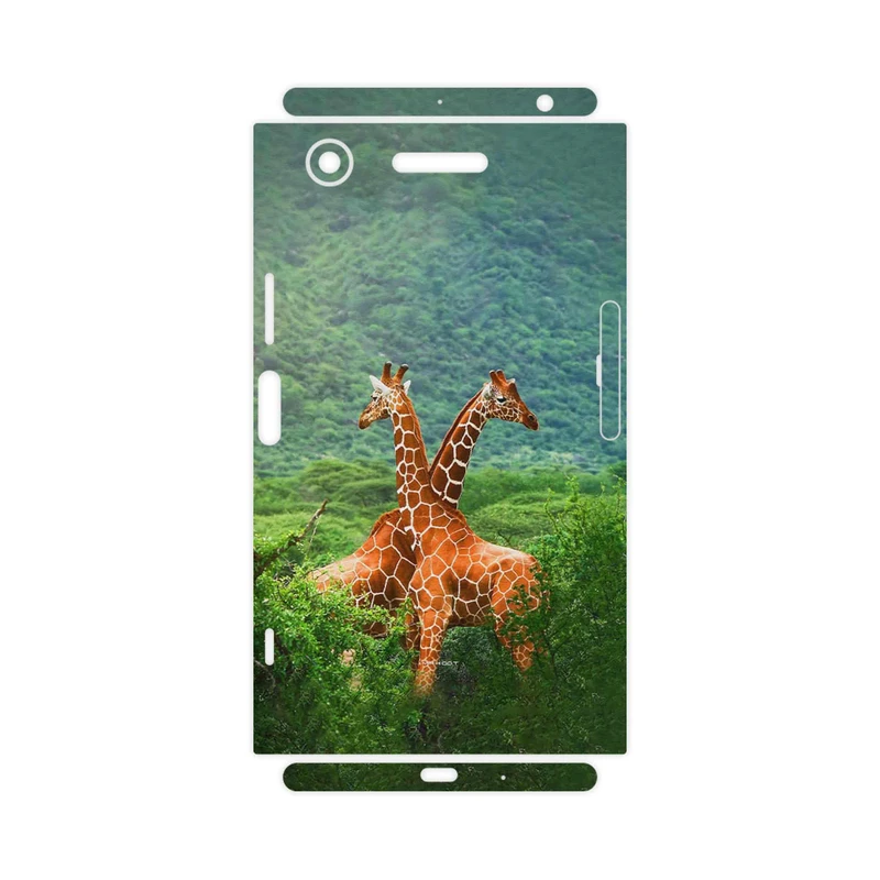 برچسب پوششی ماهوت مدل Giraffe-FullSkin مناسب برای گوشی موبایل سونی Xperia XZ1