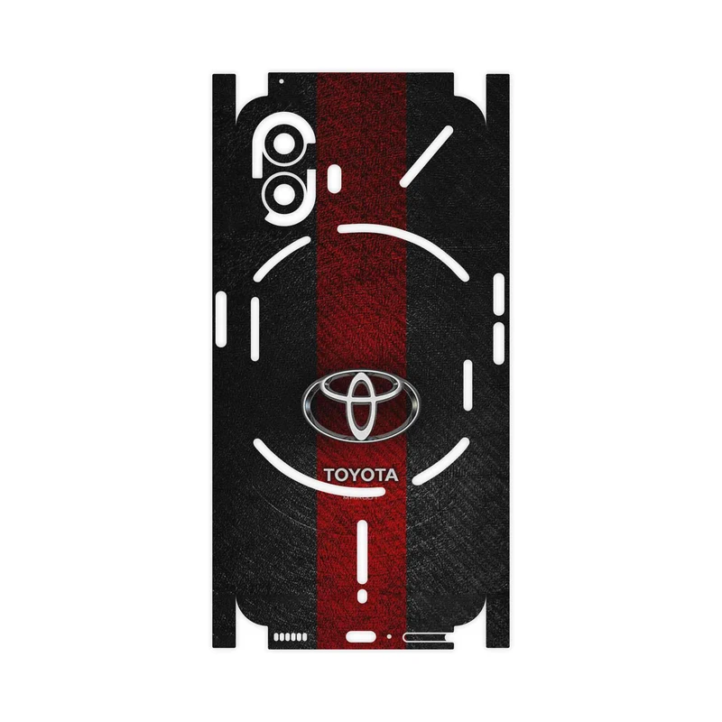 برچسب پوششی ماهوت مدل TOYOTA_Logo-FullSkin مناسب برای گوشی موبایل ناتینگ Phone 2