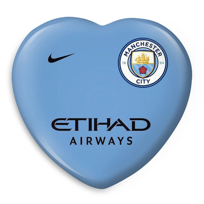 پیکسل خندالو طرح باشگاه منچسترسیتی مدل قلبی کد 2145