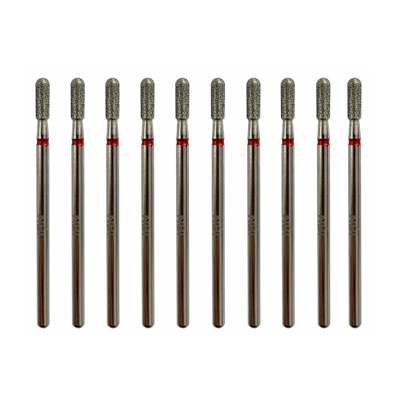 سری يدك سوهان برقی ناخن مدل شنى استوانه‌ای مجموعه ۱۰ عددی