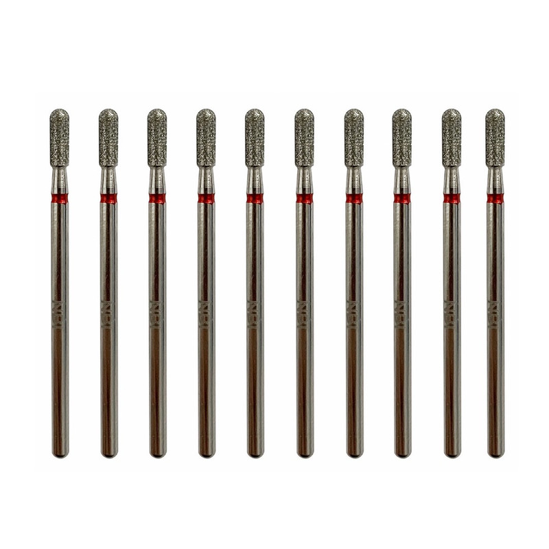 سری يدك سوهان برقی ناخن مدل شنى استوانه‌ای مجموعه ۱۰ عددی