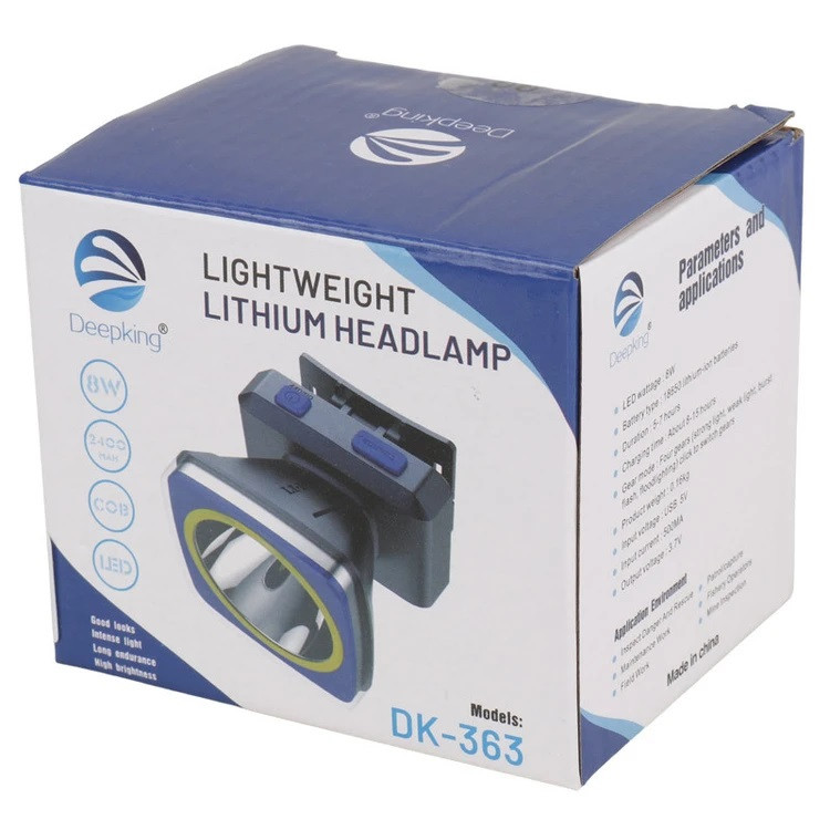 چراغ پیشانی دیپکینگ مدل DK-363 با نور مهتابی