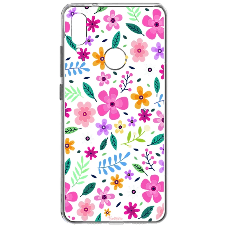 کاور طرح گل مناسب برای گوشی موبایل هوآوی Y9 2019 / آنر 8X 