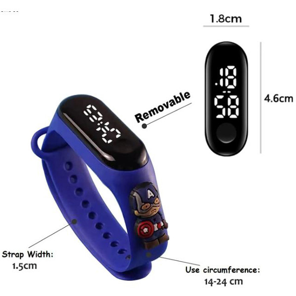 ساعت مچی دیجیتال مدل عروسکی مرد جنگجو