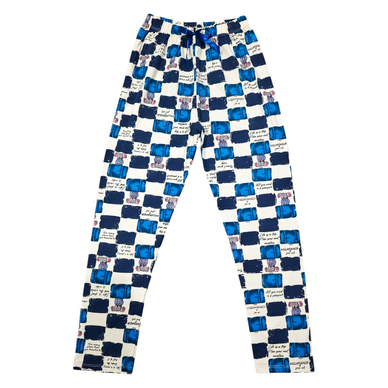 شلوار راحتی زنانه مدل موش و چمدان کد ۰۱