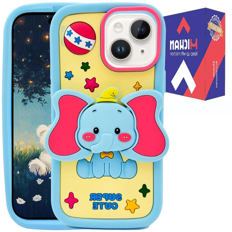 کاور میچان طرح فیل مناسب برای گوشی موبایل اپل IPHONE 13/14/15