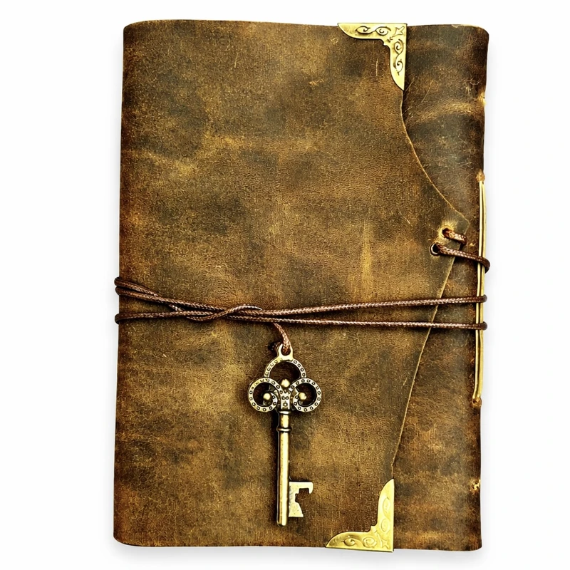 دفتر یادداشت چرمی مدل کنجد کد ۰۹