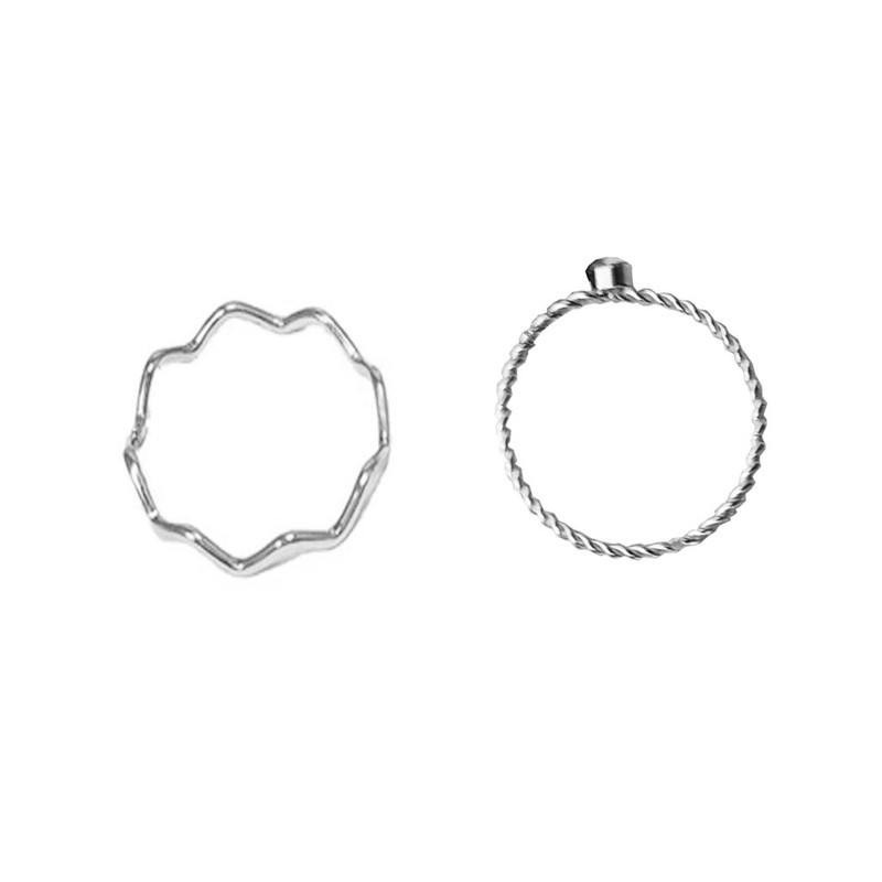 انگشتر زنانه آی ام مدل SMA15 بسته دو عددی