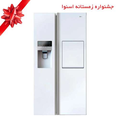 یخچال و فریزر ساید بای ساید 35 فوت اسنوا مدل S2Di-L310-W