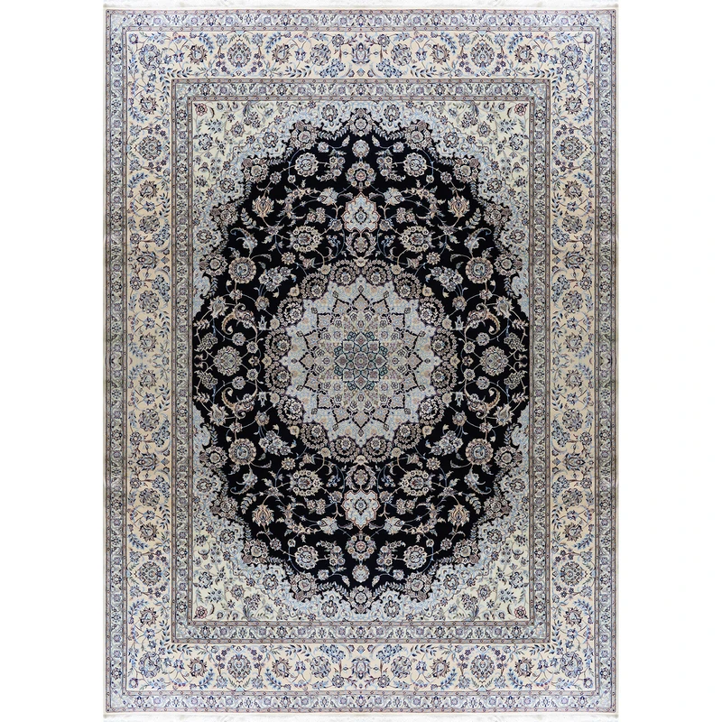 فرش دستبافت 9 متری مدل لچک ترنج اخوان&nbsp;کد 870