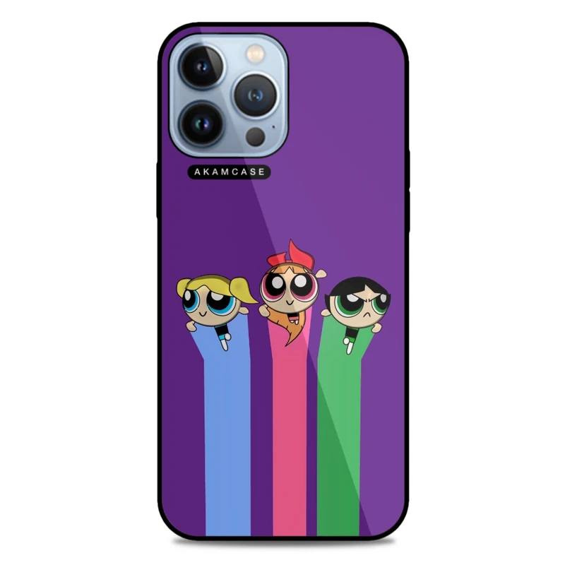 کاور آکام مدل AMCWA13PROMAX-POWERPUFF GIRLS13 مناسب برای گوشی موبایل اپل iPhone 13 Pro Max