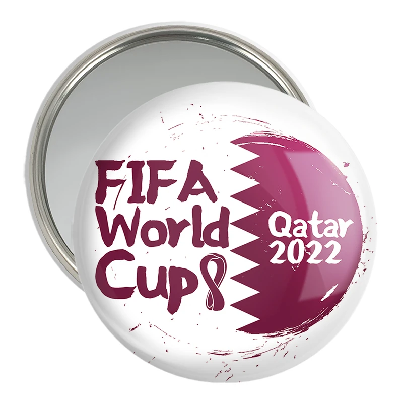 آینه جیبی خندالو مدل جام جهانی  کد 20738