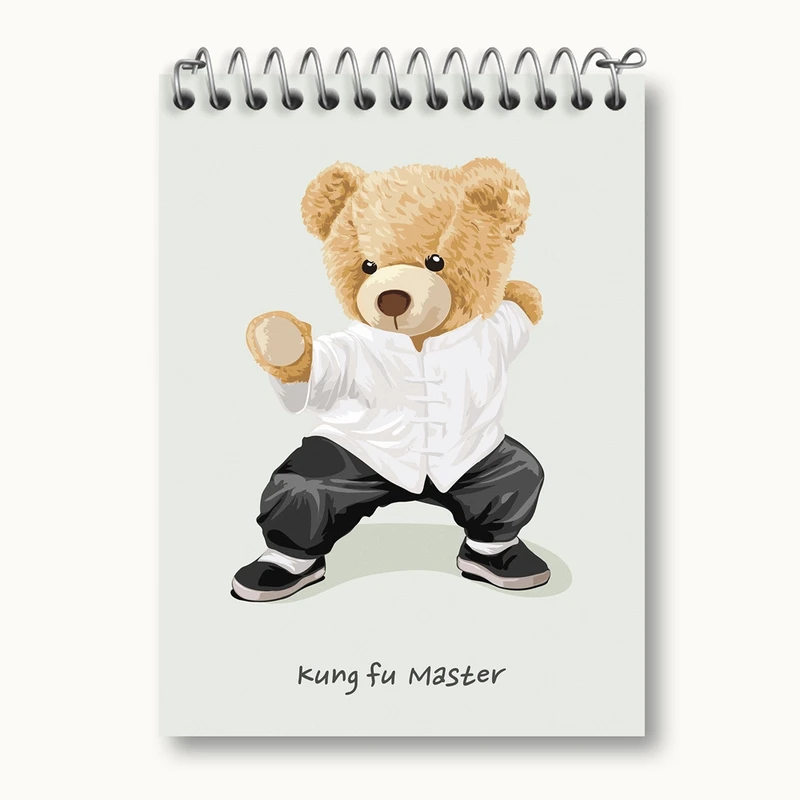 دفتر یادداشت 50 برگ خندالو مدل تدی Teddy کد 26150